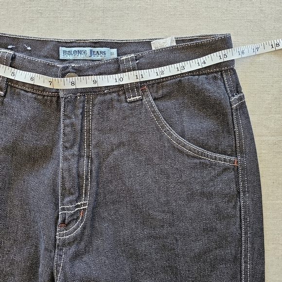 Baleno Wide Leg Jeans Faded Black Size 31 - Picture 7 of 13